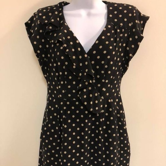 nanette lepore polka dot dress